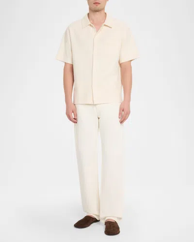 Frame Patch-pocket Shirt In White