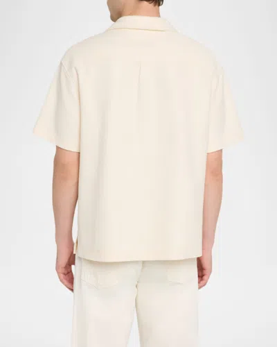 Frame Patch-pocket Shirt In White
