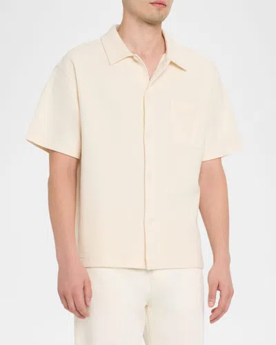 Frame Patch-pocket Shirt In White