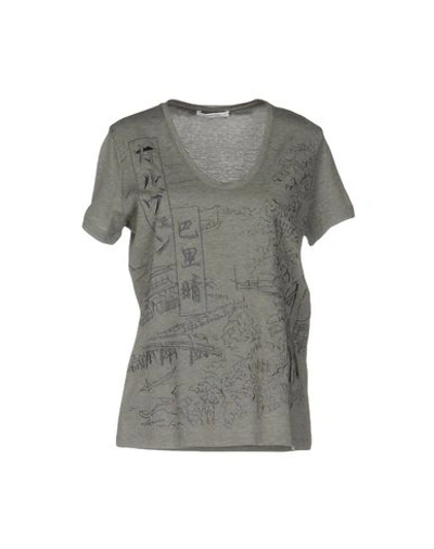 Carven T-shirt In Grey