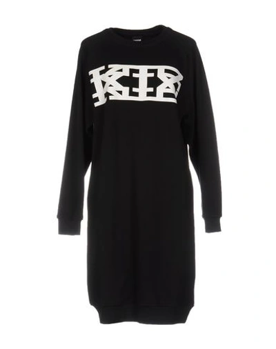 Shop Ktz Knee-length Dresses In Black