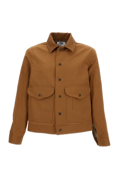 Junya Watanabe X Filson Check-pattern Flap-pocket Jacket In Brown