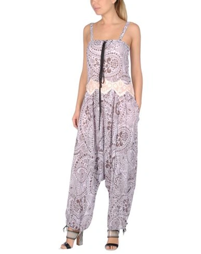 Shop Chloé Woman Jumpsuit Pink Size 6 Viscose, Cotton, Polyester