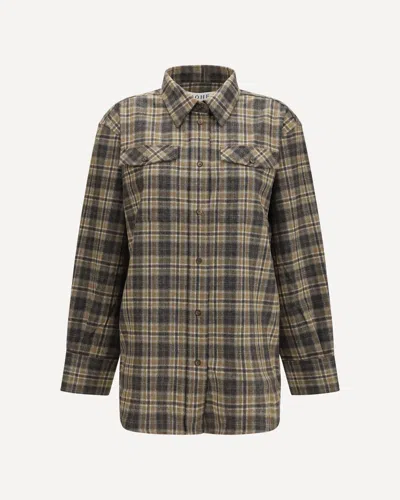 Rohe Check-patterned Pocket Shirt In Multi