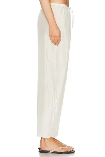 Eaves Fleur Pant In White