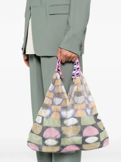 Epice Udaipur Mesh Shoulder Bag In Multi