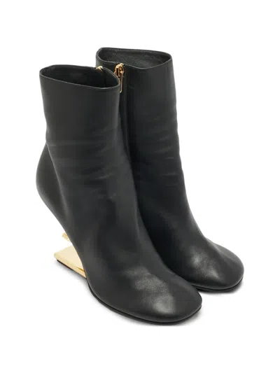 Pre-owned Fendi First Ankle Boots In Black