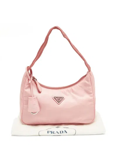 Pre-owned Prada Re-edition 2000 Shoulder Bag In Pink