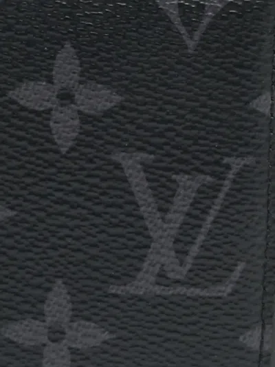 Pre-owned Louis Vuitton Hybrid Monogram Eclipse Bifold Wallet In Black