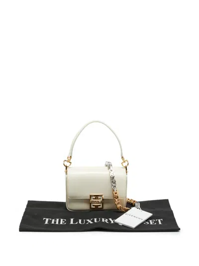 Pre-owned Givenchy G Cube Shoulder Bag In Neutral