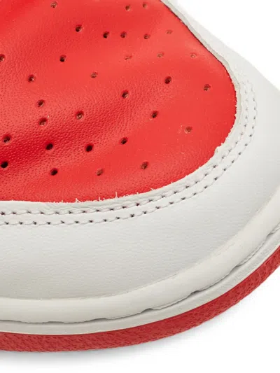 Pre-owned Nike Dunk Leather Sneakers In Red