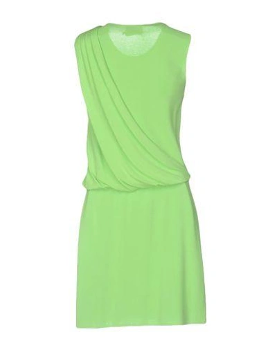 Shop Fausto Puglisi Short Dresses In Light Green