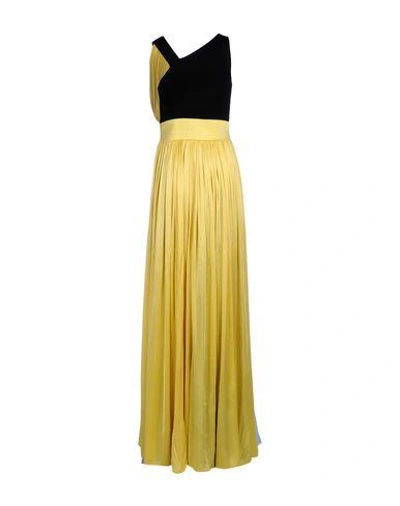 Shop Fausto Puglisi Long Dresses In Yellow