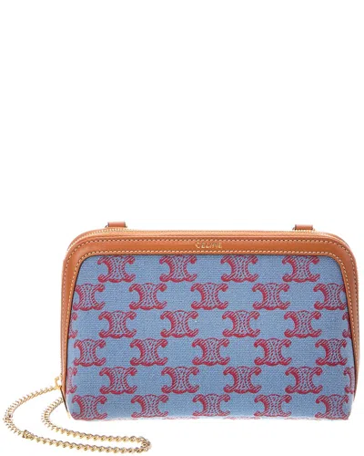 Celine Canvas Crossbody In Multi