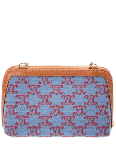 Celine Canvas Crossbody In Multi
