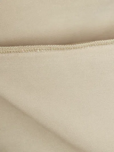 Pre-owned Max Mara Mescal Double-breasted Coat In Neutral