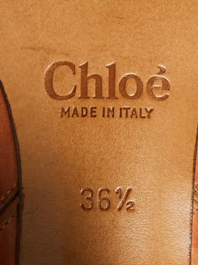 Pre-owned Chloé Patchwork Knee-length Boots In Neutral