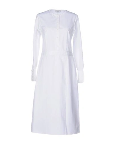 Protagonist Knee-length Dress In White