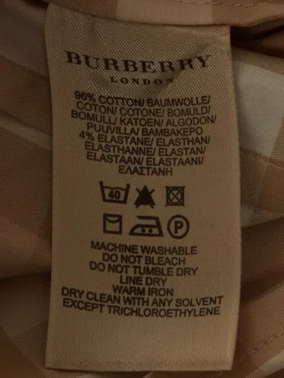 Pre-owned Burberry Nova Check-pattern Shirt In Neutral