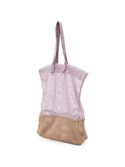 Epice Two-tone Mesh Shoulder Bag In Multi