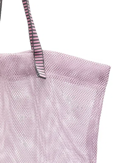 Epice Two-tone Mesh Shoulder Bag In Multi