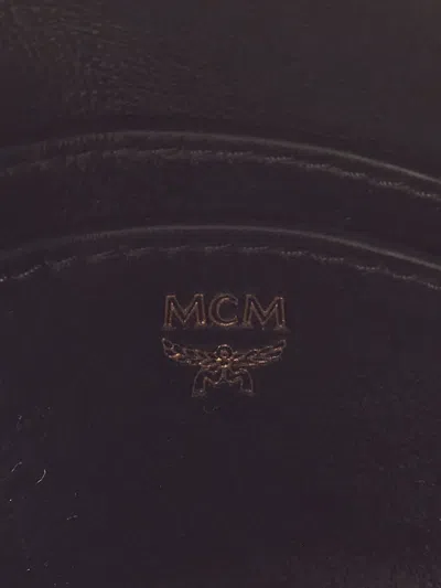 Pre-owned Mcm Stud-embellished Leather Backpack In Pink