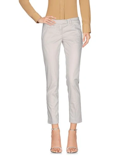 Dondup Cropped Pants In White