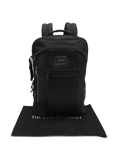 Pre-owned Tumi Alpha Bravo Backpack In Black