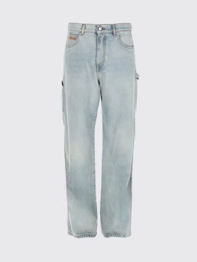 Msgm Pants Men In Blue