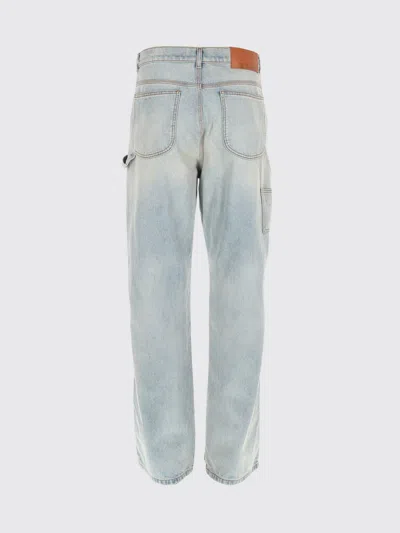 Msgm Pants Men In Blue