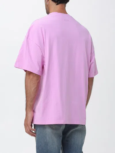 Msgm T-shirt Men In Pink