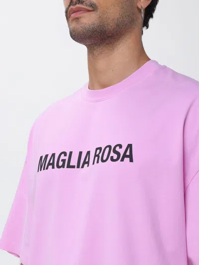 Msgm T-shirt Men In Pink