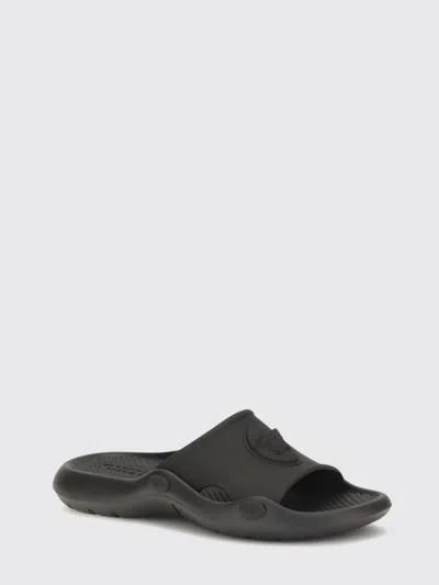 Versace Nettuno Medusa Head Open-toe Sliders In Black