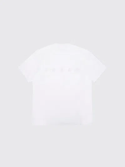 Marni Kids Logo-printed Crewneck T-shirt In White