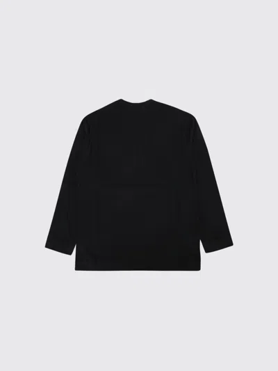 Marni Kids Long Sleeve Crew Neck T-shirt In Black