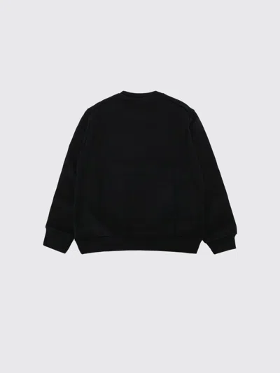 Marni Kids Logo-printed Crewneck Sweatshirt In Black