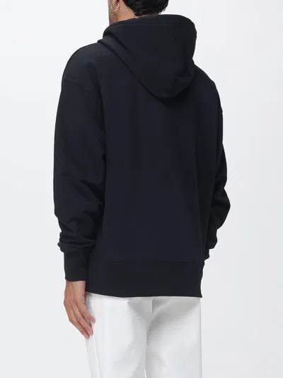 Msgm Sweatshirt With Logo In Black