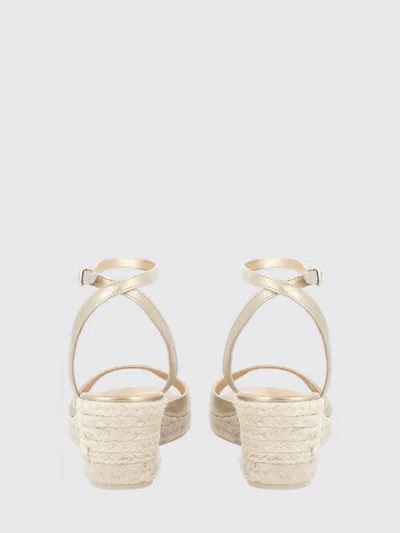 Castaã±er Brook Wedge Espadrilles In Neutral