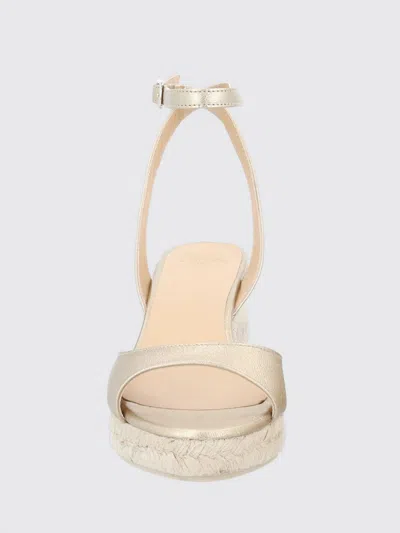 Castaã±er Brook Wedge Espadrilles In Neutral