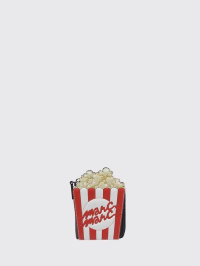 Marc Jacobs Popcorn Slim Compact Wallet In Red
