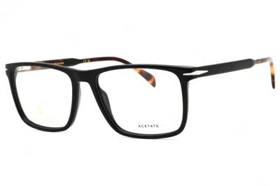 David Beckham Db1124 Rectangular Acetate Eyeglasses In Black
