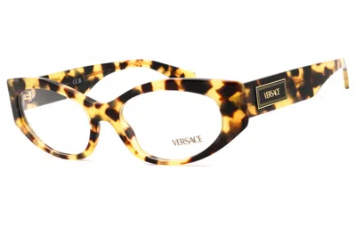 Versace Unisex 53mm Optical Frames In Yellow