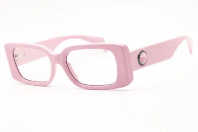 Versace Ladies Pink Rectangular Eyeglass Frames 0ve3362u In Pink