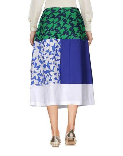 Shop Jil Sander Midi Skirts In Green