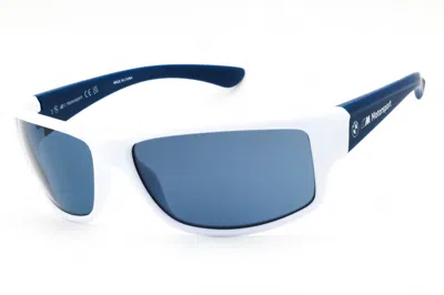 Bmw Rectangle-frame Sunglasses In White