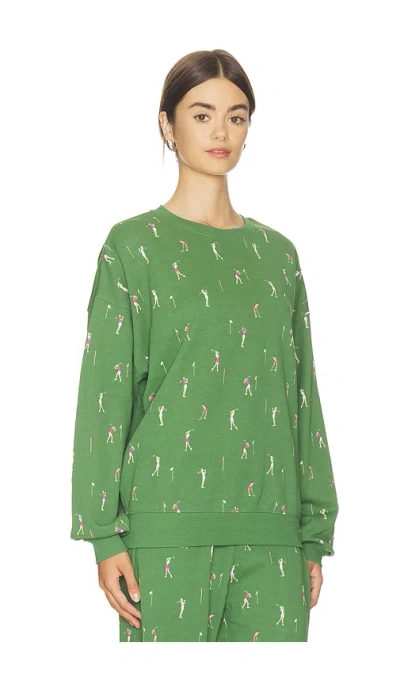 Beach Riot Devyn Oversized Sweatshirt In Green