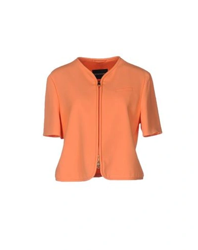 Emporio Armani Sartorial Jacket In Orange