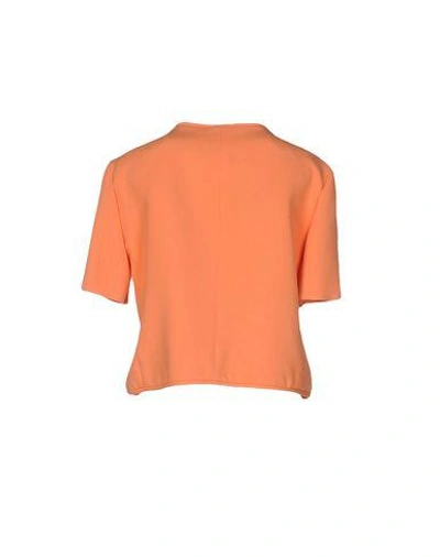 Shop Emporio Armani Sartorial Jacket In Orange