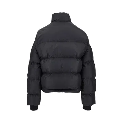 Courrèges Short Down Jacket In Black