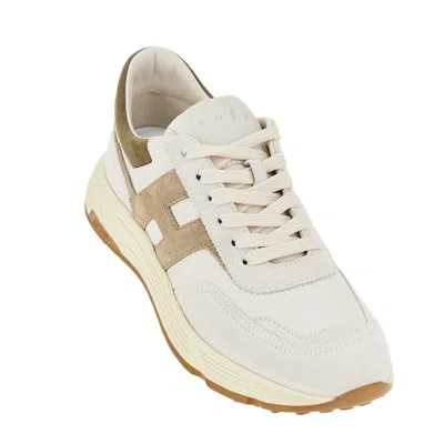Hogan Hyperlight Logo-patch Sneakers In White